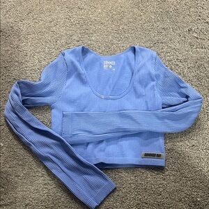Sommer Ray Women's Blue Long Sleeve Top